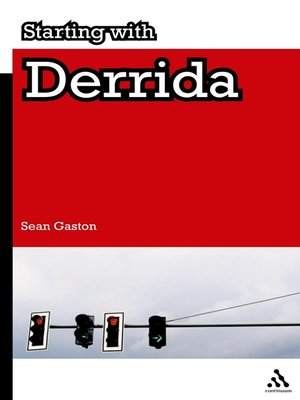cover image of Starting with Derrida